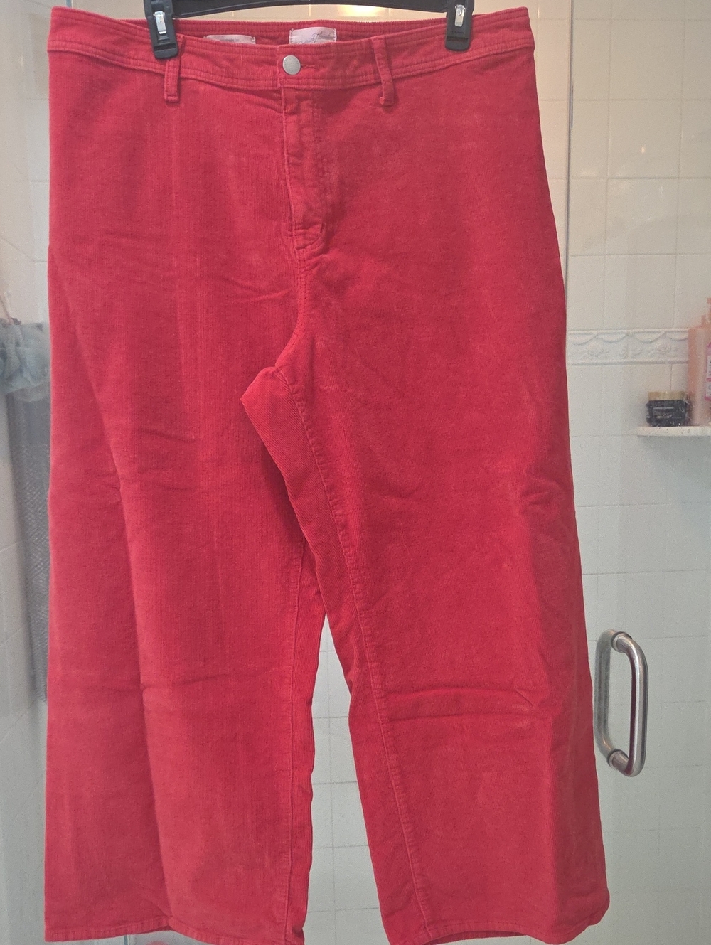 Universal Thread Women's Bright Red Corduroy Pants